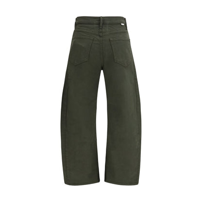 Mother Denim Bicolor Cotton Relaxed Fit Jeans