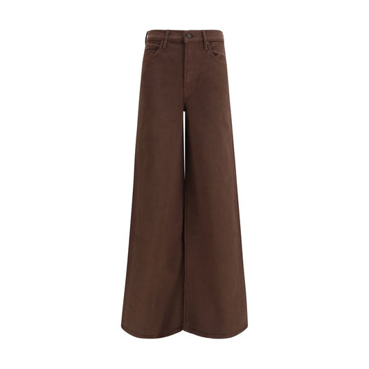 Mother Denim Brown Cotton Jeans Denim