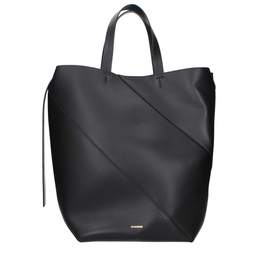 Jil Sander Black Leather Crossbody Bag