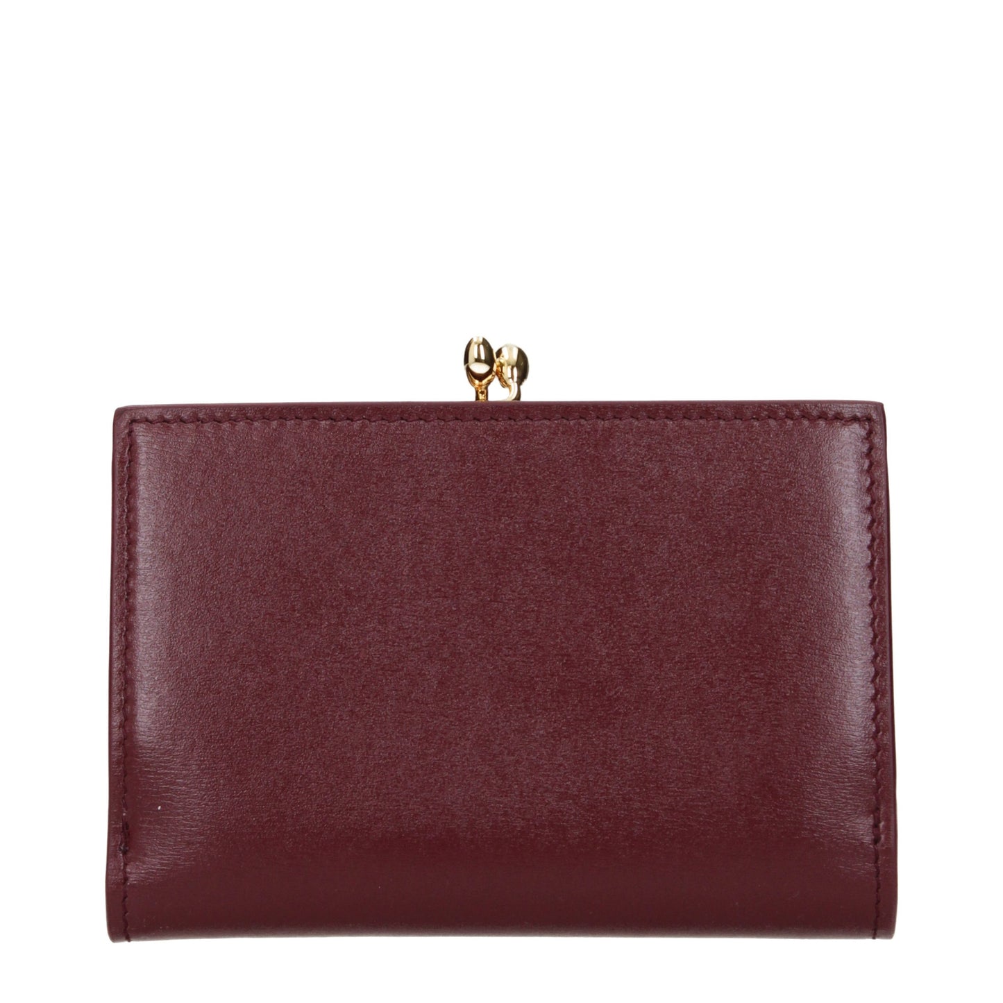 Jil Sander Red Leather Wallet