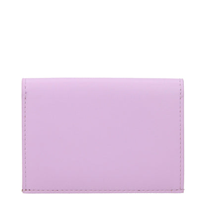 Jil Sander Pink Leather Cardholder