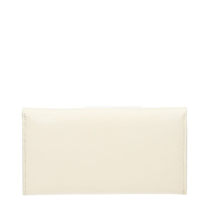 Jil Sander Beige Leather Wallet