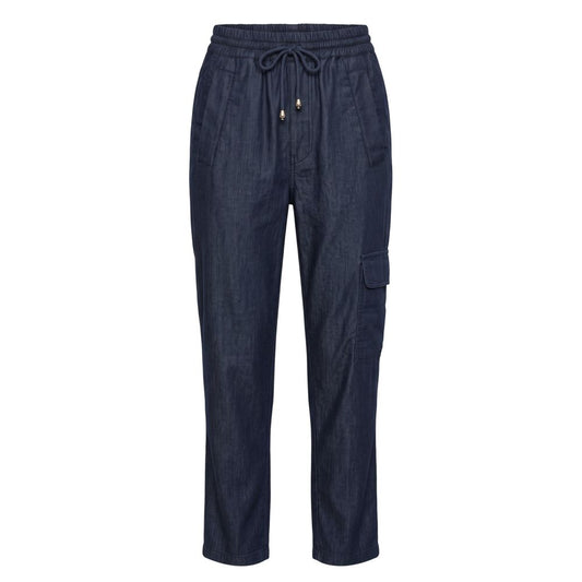 Trussardi Jeans Blue Cotton Women's Pant