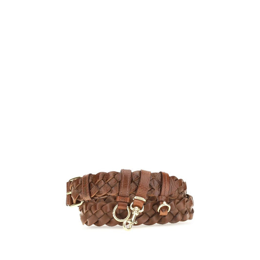 Miu Miu Brown Calf Leather Bos Taurus Regular Belt