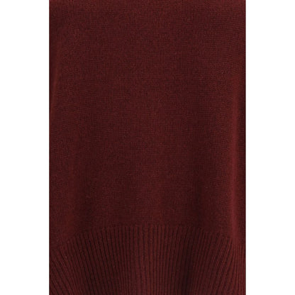 Allude Bordeaux Cashmere Sweatshirt