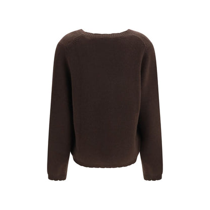 Allude Brown Cashmere Sweater