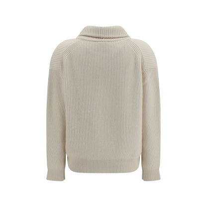 Forte_Forte White Wool Oves Aries Cardigan