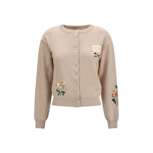 Max Mara Beige Cotton Cardigan