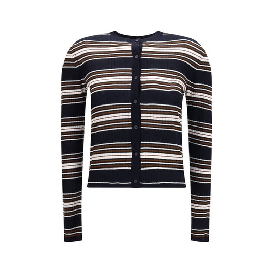 Max Mara Blue Silk Cardigan