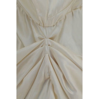 Magda Butrym Beige Viscose Cocktail Dress