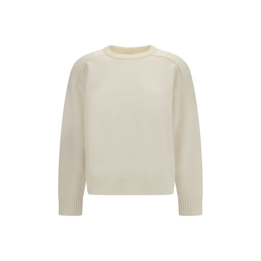 Loulou De Saison White Wool Oves Aries Sweatshirt