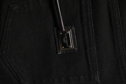 Dolce & Gabbana Black Cotton Stretch Skinny Denim Jeans