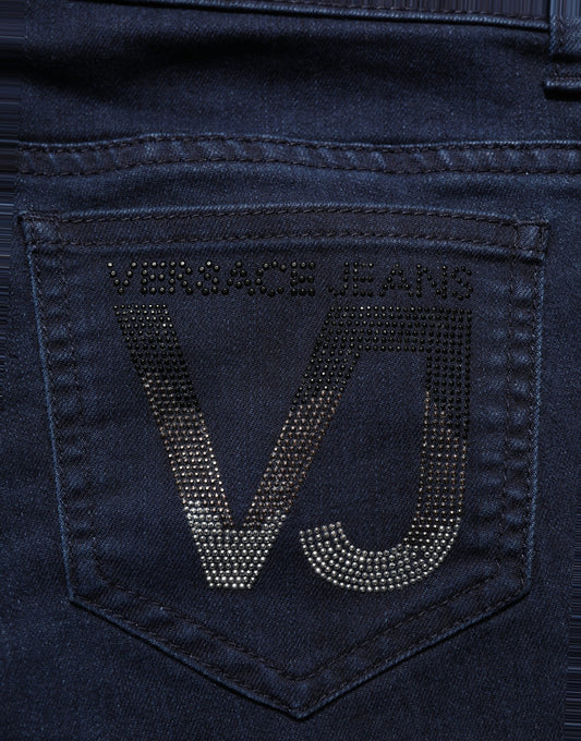 Versace Jeans Couture Blue High Waist Skinny Denim Trouser Jeans