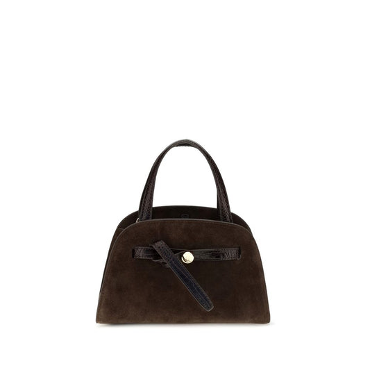 Tory Burch Brown Suede Leather Shoulder Bag
