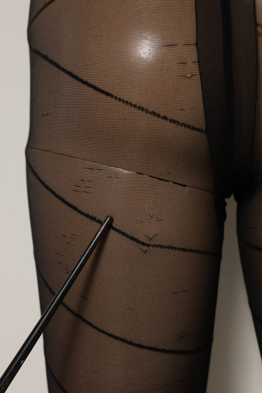 Dolce & Gabbana Black Nylon Sheer Tights Stocking Pantyhose Socks