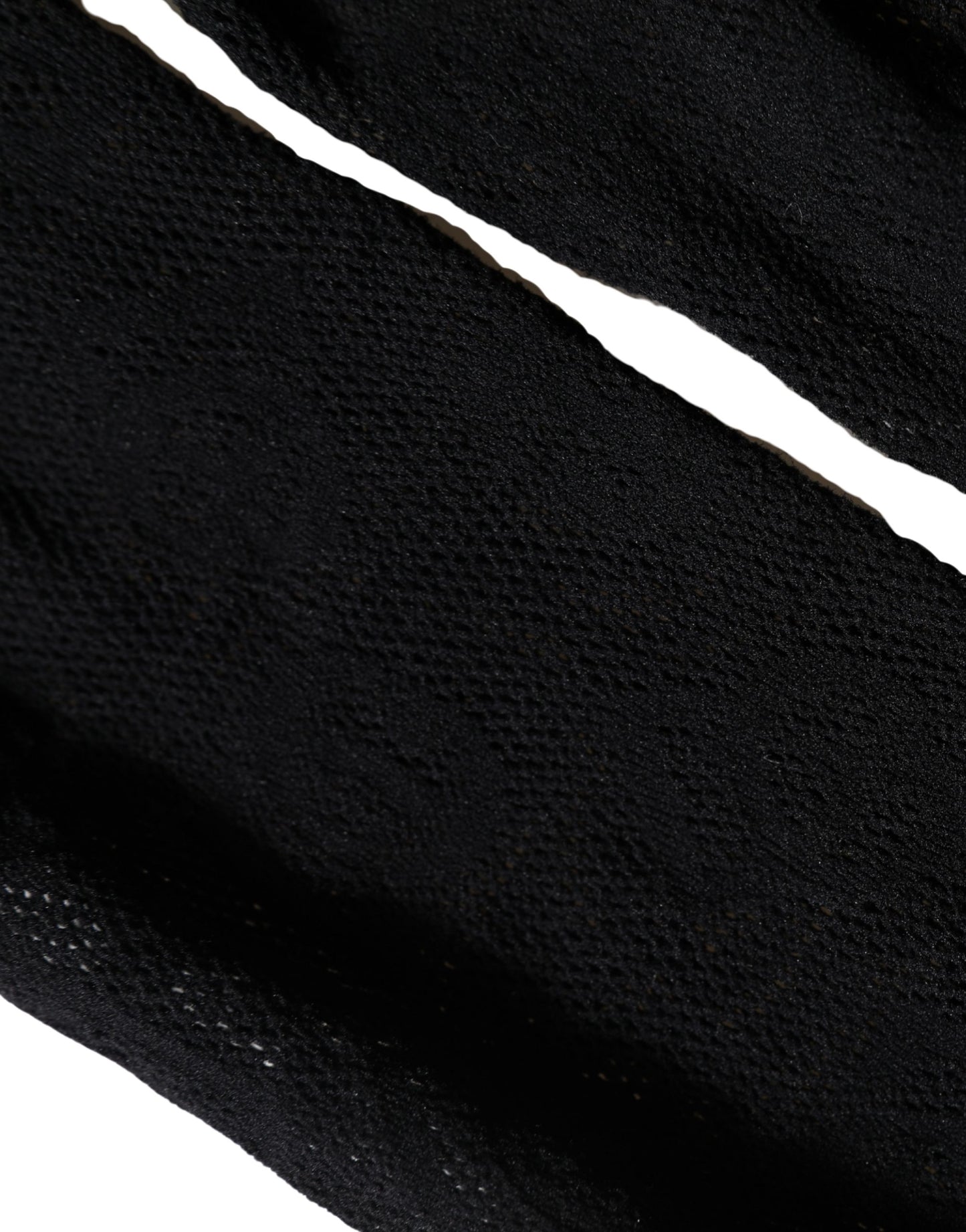 Dolce & Gabbana Black All Over Print Sheer Stretch Tights Socks