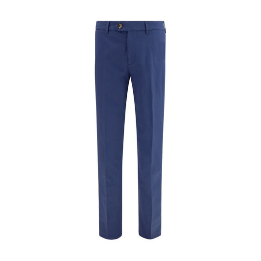 Brunello Cucinelli Blue Cotton Pants