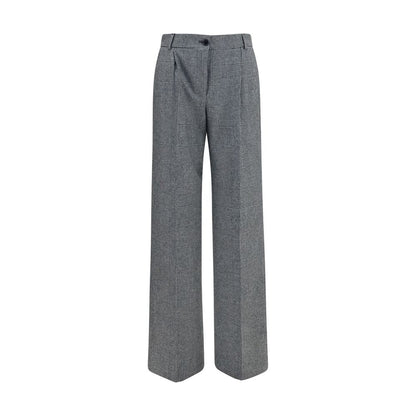 Dolce & Gabbana Gray Wool Oves Aries Dress Pants