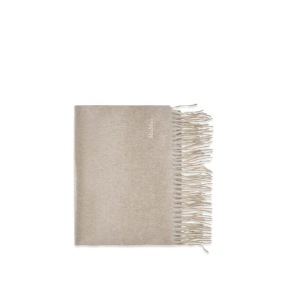 Max Mara Beige Cashmere Scarf