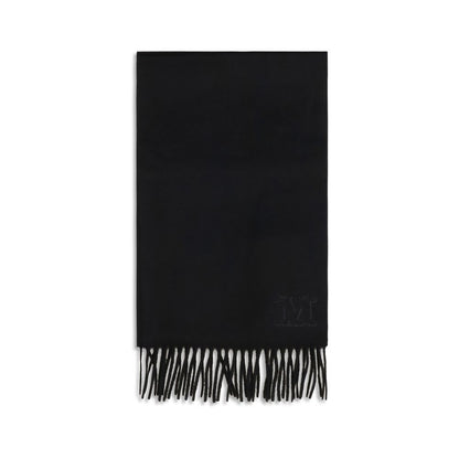 Max Mara Black Cashmere Scarf