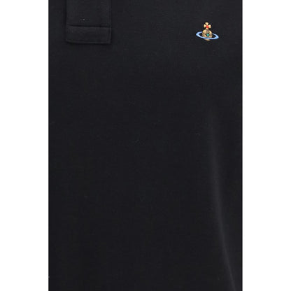 Vivienne Westwood Black Cotton Polo Shirt