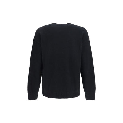 Laneus Black Cashmere Sweatshirt