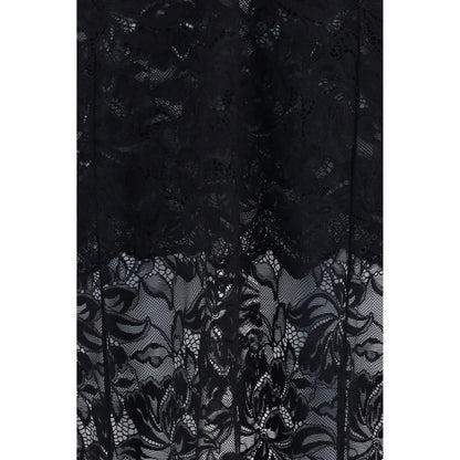 Rabanne Black Polyamide Long Dress
