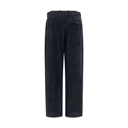 Giorgio Armani Black Viscose Casual Pants