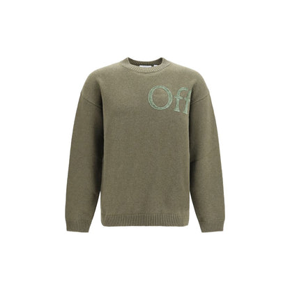 Off-White Bicolor Wool Oves Aries Sweatshirt