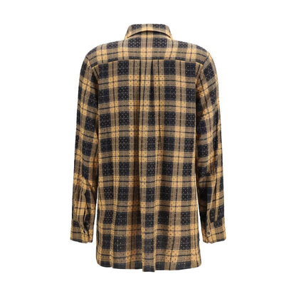 PINKO Beige Viscose Pattern Shirt