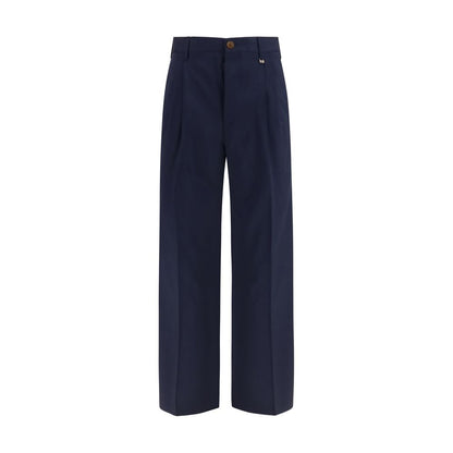 Vivienne Westwood Blue Wool Oves Aries Dress Pants
