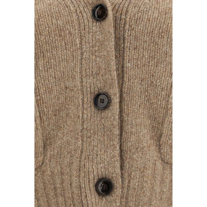 Allude Beige Cashmere Cardigan