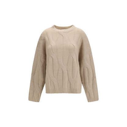 Allude Beige Cashmere Sweater