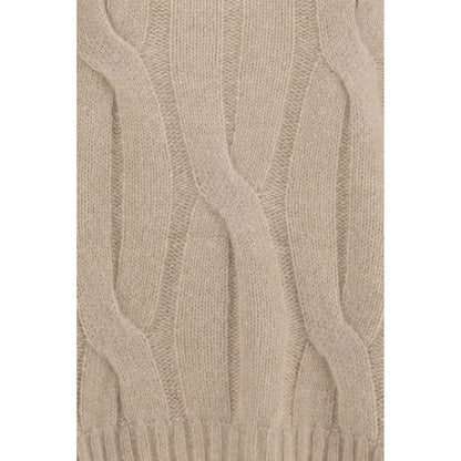 Allude Beige Cashmere Sweater