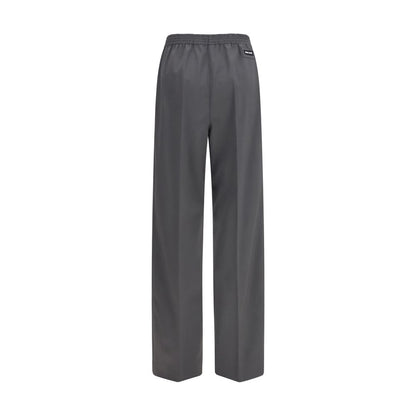 Miu Miu Gray Wool Oves Aries Casual Pants