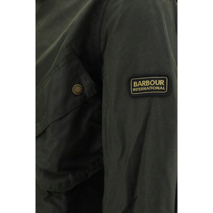 Barbour International Bicolor Cotton Full-Length Jacket
