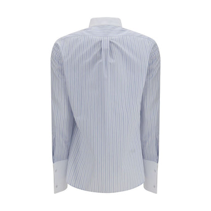 Tom Ford Blue Cotton Pattern Shirt
