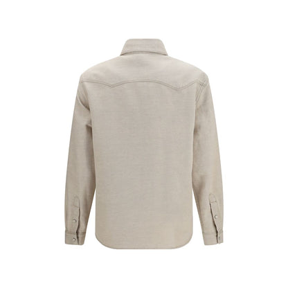 Fendi Beige Denim Shirt