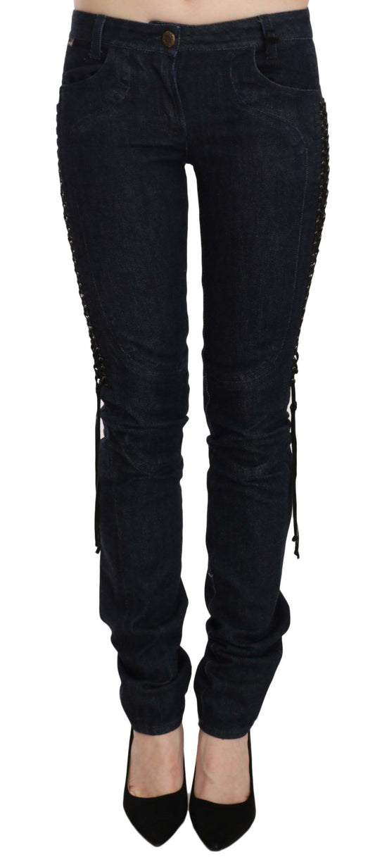 Just Cavalli Elegante Niedrigbund-Skinny-Hose