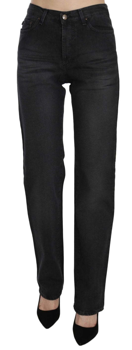 Just Cavalli Erhebe Deinen Stil: Schicke schwarze High-Waist-Jeans