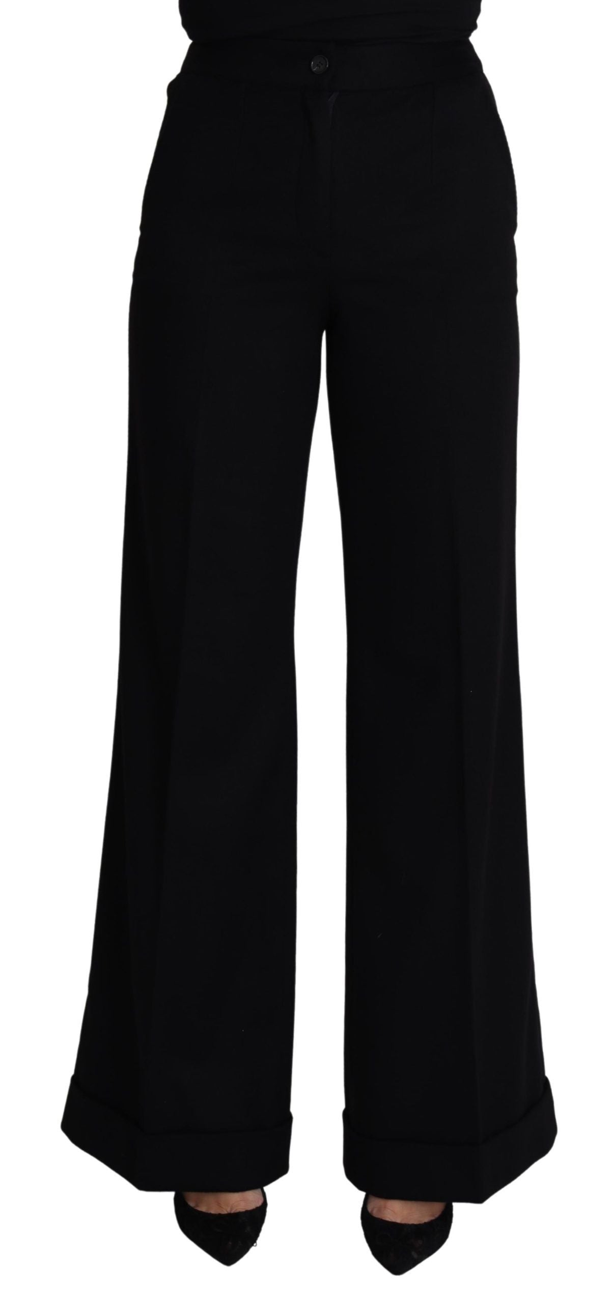 Pantalon large élégant en cachemire Dolce & Gabbana