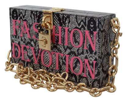 Monedero gris Fashion Devotion Clutch Plexi SICILY BOX
