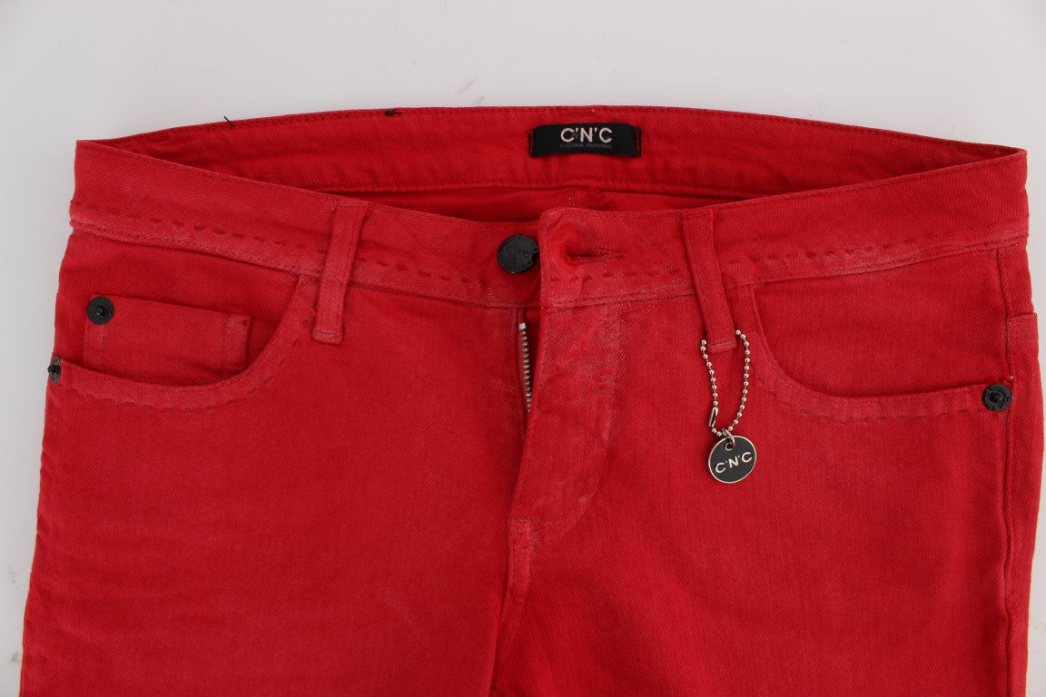 Jeans Slim Fit Rouge Chic Costume National