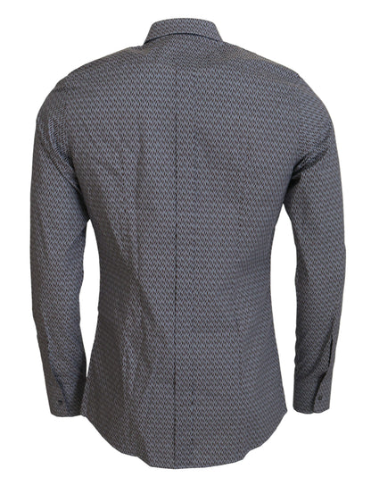 Camicia formale abito slim fit ORO marrone grigio