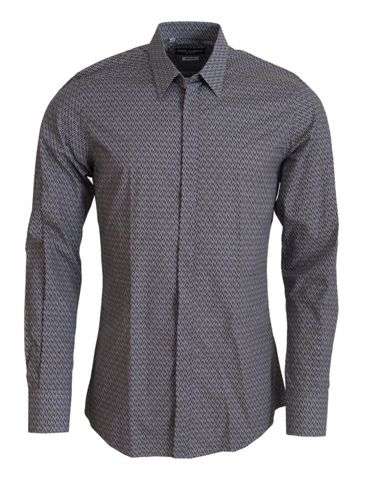 Camicia formale abito slim fit ORO marrone grigio