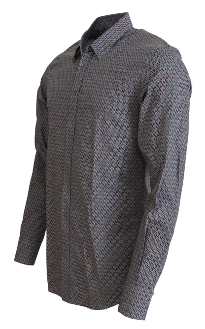 Camicia formale abito slim fit ORO marrone grigio