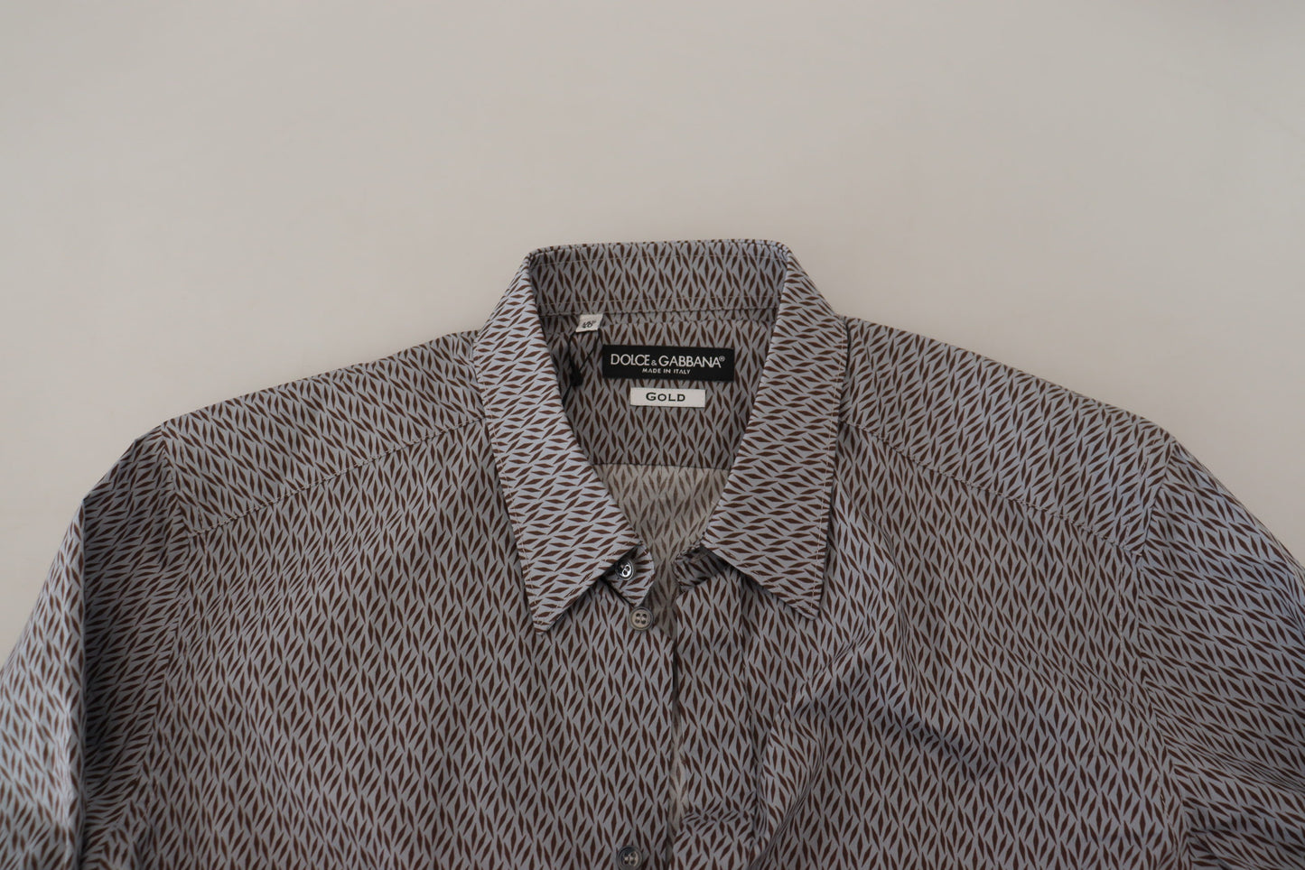 Camicia formale abito slim fit ORO marrone grigio