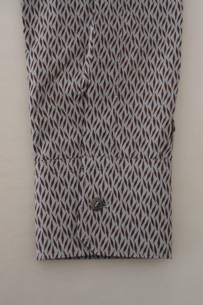 Camicia formale abito slim fit ORO marrone grigio