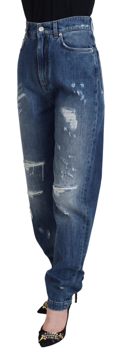 Dolce &amp; Gabbana Elegante zerfetzte Jeans