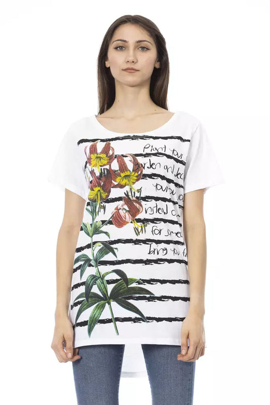 Camisetas y tops de algodón blanco